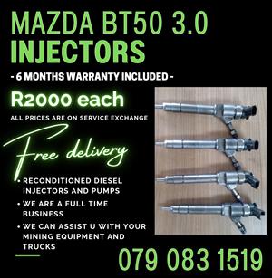 MAZDA BT50 3.0 INJECTORS FOR SALE WITH WARRANTY 