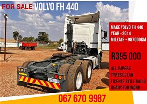 2014 -VOLVO FH 440 Double Axle Truck  -Ready To Work - Cash Deal