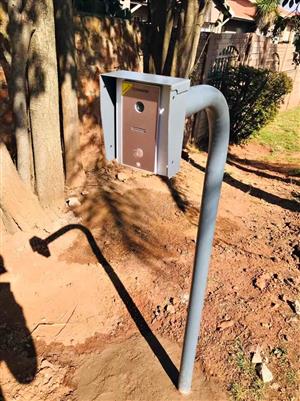Video intercom and electric fence