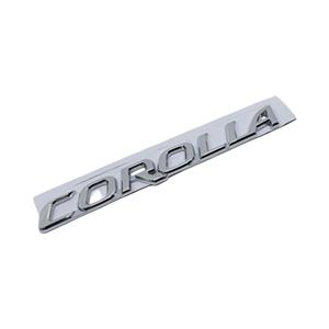 Chrome Corolla Bootlid Sticker Badge