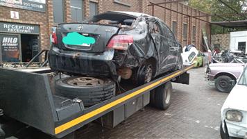 Toyota Yaris sedan 2008 model with 2nz engine stripping for spares Code 2