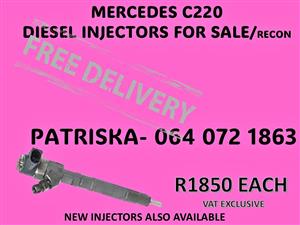 MERCEDES C220 DIESEL INJECTORS FOR SALE