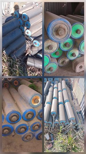 Conveyor belt rollers.