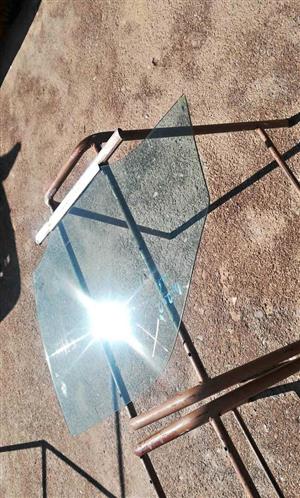 Mercedes w202 left front door glass original
