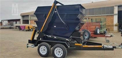 10 Skips And Hydraulic Trailer For Sales