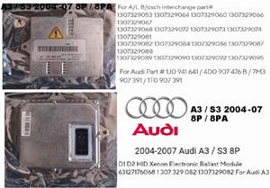2004 - 07 Audi A3 Xenon Ballast control module