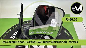 2024 SUZUKI EECO 1.0 PANEL VAN RIGHT SIDE MIRROR - MV0920