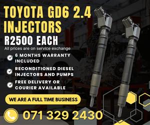 TOYOTA GD6 2.4 INJECTORS FOR SALE WITH WARRANTY 