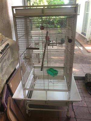 Parrot cage (Large) (61cm length x 56cm depth x 137cm height)