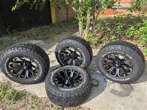 Bakkie mags size 17 with bf Goodrich tyres 