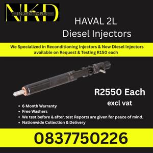 Haval 2L Delphi Diesel injectors for sale