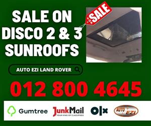 Land Rover Discovery 2 & 3 Sunroofs for sale
