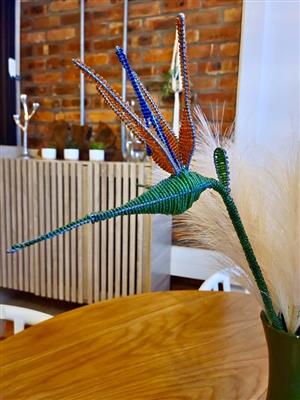 Set of 4 Beaded Strelitzia's - Artificial Plants