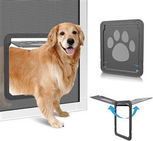 Magnetic Screen Door for Pets Let fresh air in—keep bugs out. This self-clos