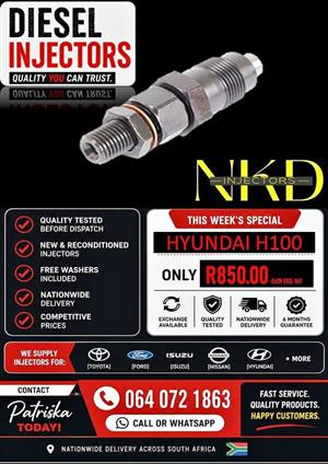 HYUNDAI H100 - DIESEL INJECTORS QUALITY YOU CAN TRUST 