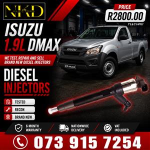 Isuzu 1.9L DMAX Diesel Injectors 