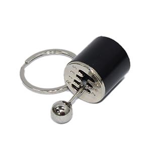 Keyring with Mini Gearshift Transmission (Black)