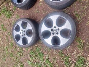 Golf 5 gti rims with tires