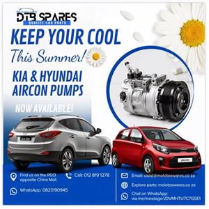 Hyundai and  Kia aircon spares