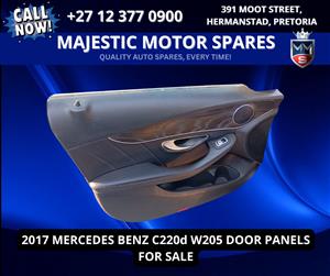 Used 2017 Mercedes Benz C220d W205 Door Panels for Sale