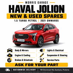 HAVAL JOLION SPARES | 1.5 TURBO | NEW & USED PARTS | PRETORIA