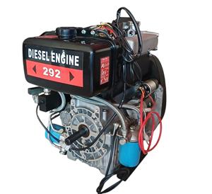  Diesel Engine 292FE/24hp with Electric Start, V Twin Eng, 4 Stroke Air Cooled