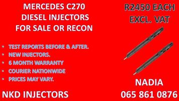 DIESEL INJECTORS FOR SALE FOR MERCEDES C270 - TESTED WITH REPORT