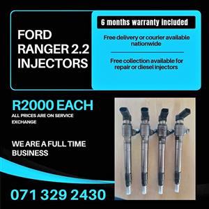 FORD RANGER 2.2 DIESEL INJECTORS FOR SALE WITH WARRANTY