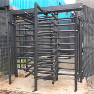 Pro-4 Dbl Full Height Turnstile with Biometric & Powder Coated