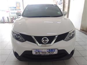 2017 Nissan Qashqai 1.2 Vista, Automatic, Petrol  White Color 53000km Leather interior 