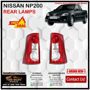 NISSAN NP200 REAR LAMPS