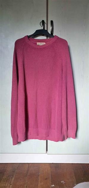 Pink oversized H&M large jumper jersey ladies