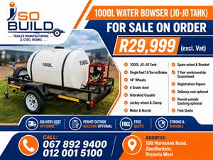1000L Water Bowser (Jo Jo Tank) for sale