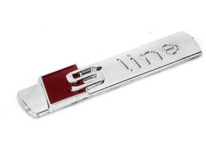 Audi Silver and Red S Line Badge