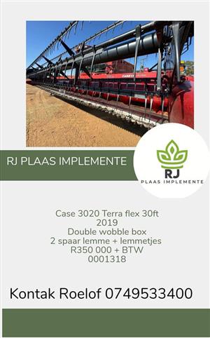 Case 3020 30ft flex tafel