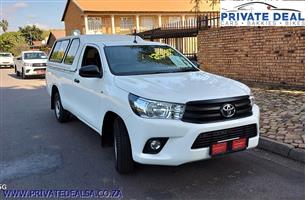 2017 Toyota Hilux 2.0 Vvti SC with Canopy Manual 
