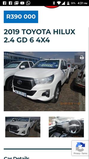 Toyota hilux 2.4Gd 6 4x4 