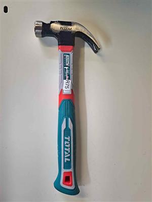 Brand new Total Tools 8oz fiberglass claw hammer