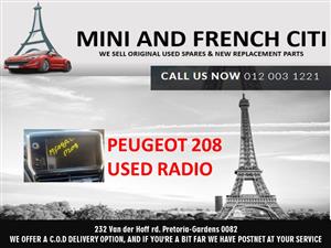 Peugeot 208 Used Radio 
