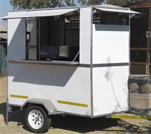 Newly built standard mobile kitchen trailers fully equipped for sale