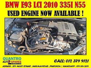 BMW E93 LCI 2010 335I N55 Used Engine 
