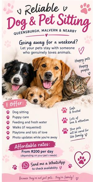 Pet sitting