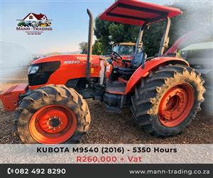 2016 Kubota M9540 Tractor
