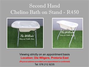 Second Hand Chelino Bath on Stand