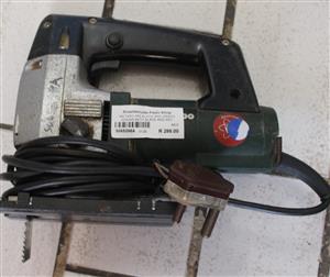 METABO 565 BLACK AND GREEN JIGSAW WITH BLADE AND KEY S065298A