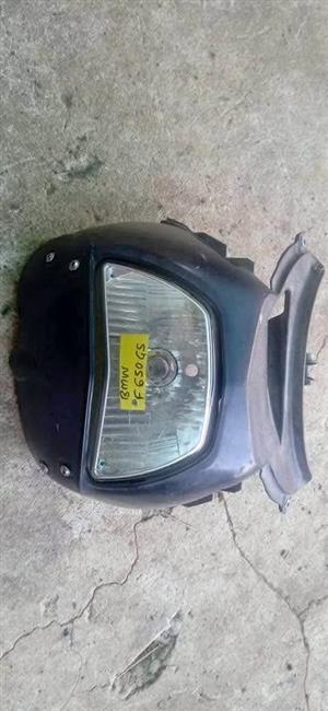 BMW F 650 headlight. Meyerton bike scrapyard new and secondhand spares and accessories.