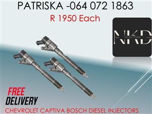 CHEVROLET CAPTIVA BOSCH DIESEL INJECTORS FOR SALE