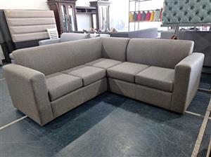 Corner units L-shaped- light grey and black on sale