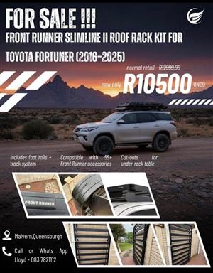 Front Runner Roof Rack for Toyota Fortuner (2016-2025)