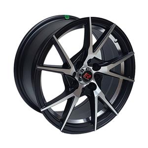 15″ GR5336 4/100 & 4/108 Matt Black Machine Face Alloy Wheels